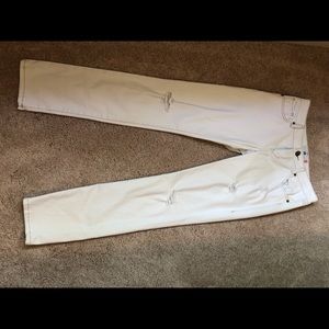 CAbi Size 4 Off-White Jeans
